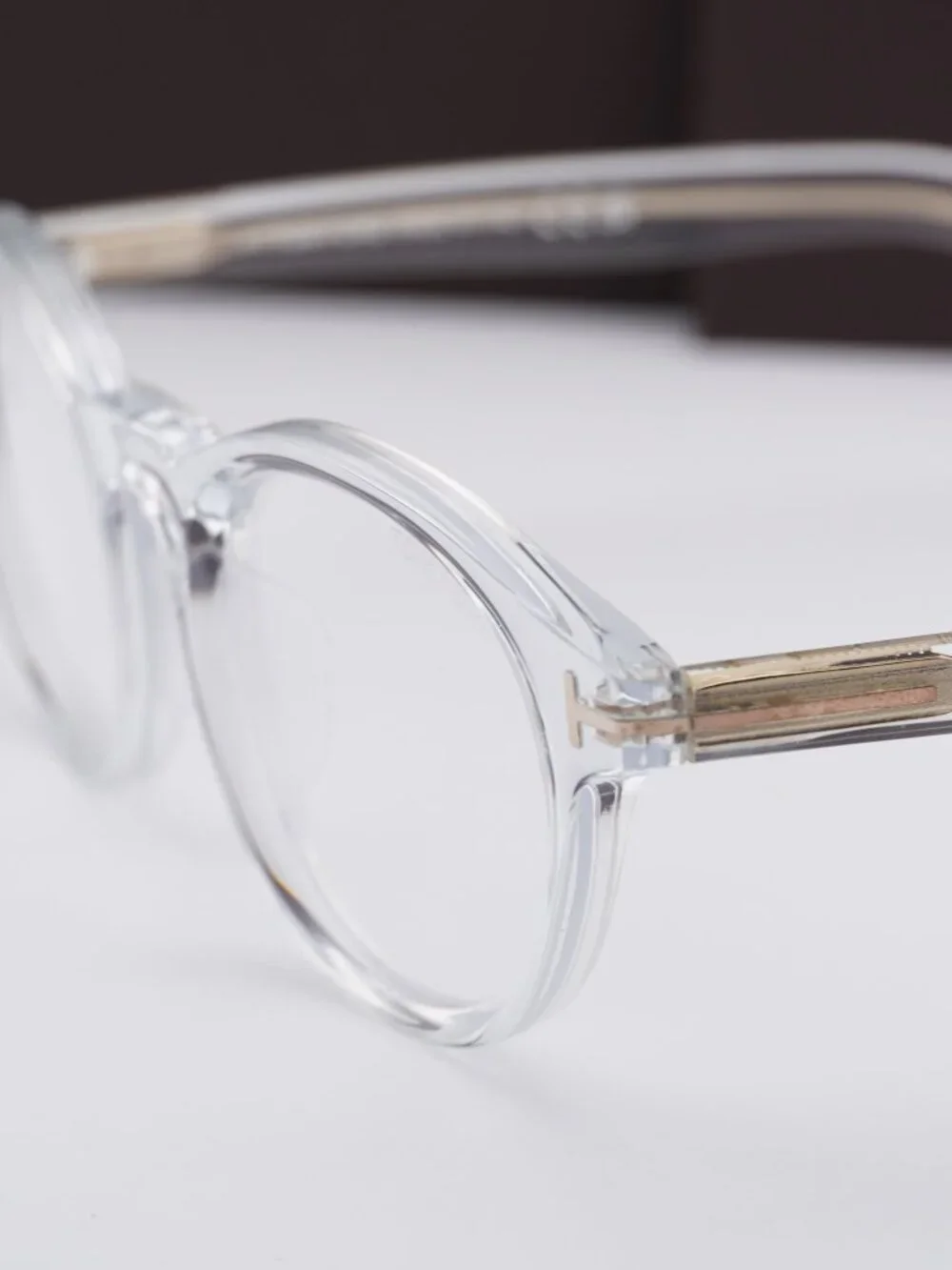 Tom Ford FT5931-DB 026 Square Eyeglasses 49mm - Transparent / Clear
